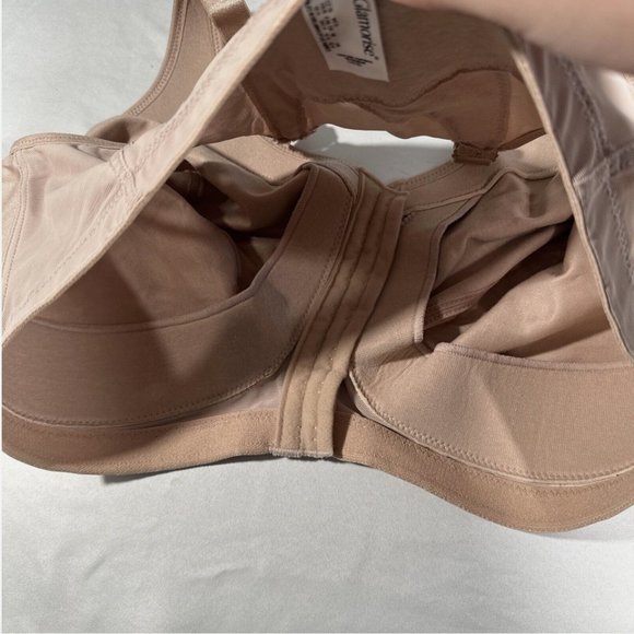 NEW $58 Glamorise MagicLift Front-Closure Posture Back Bra Cafe [ US 42H ] #6053 - Picture 10 of 11